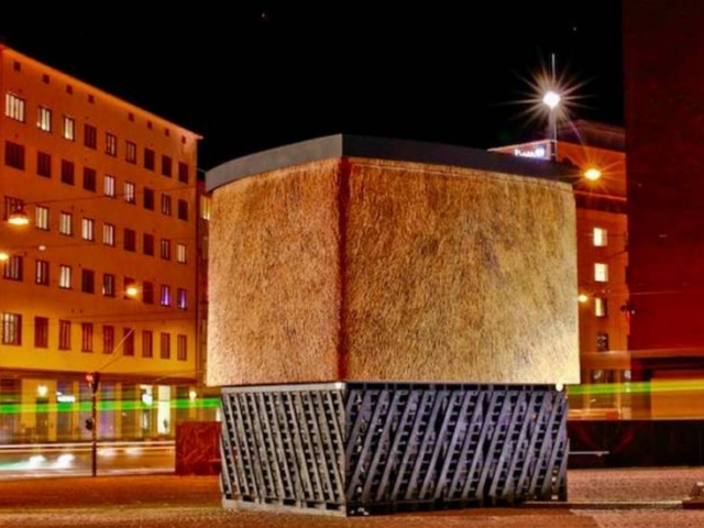 Sculpture in the center of Helsinki, Finland